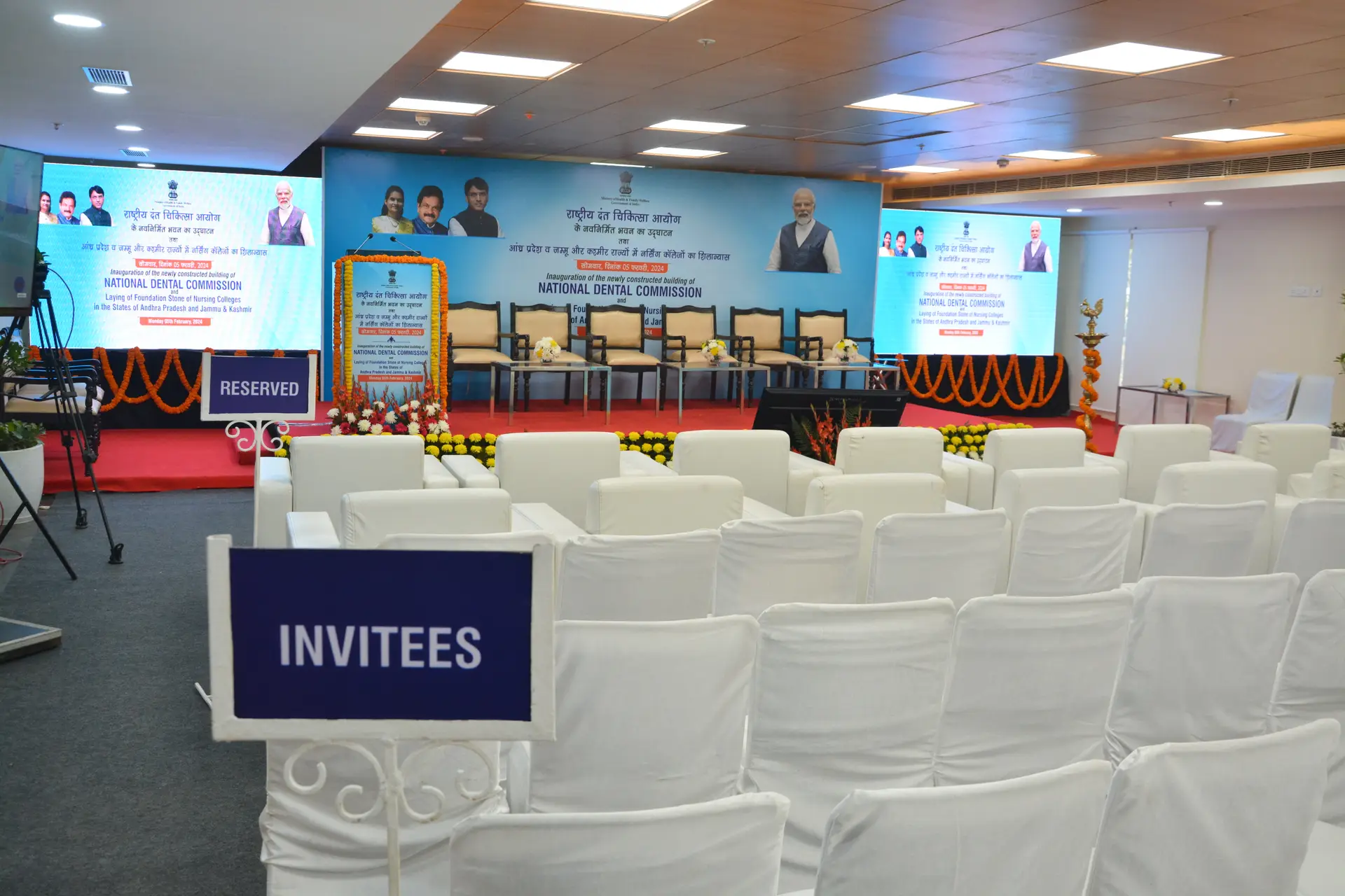 National Dental Commission — Building Inauguration — Venue